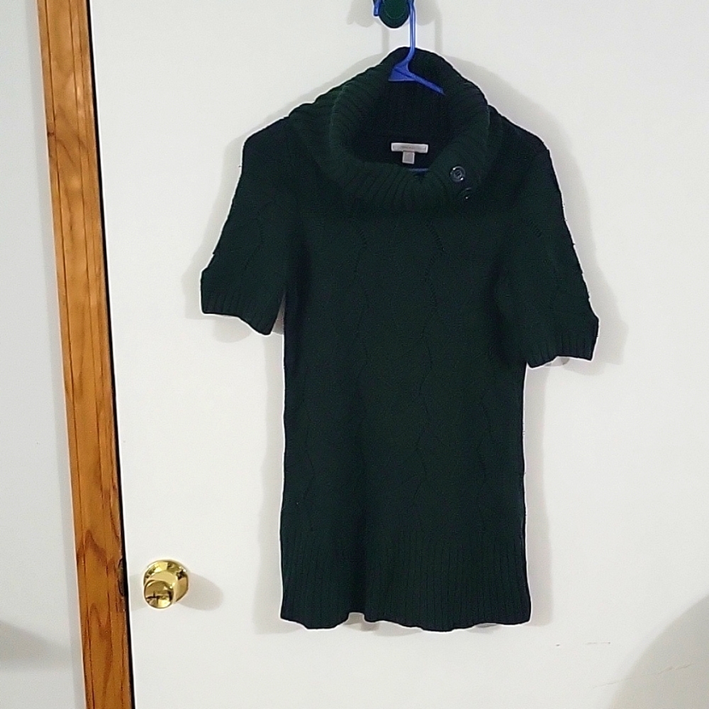 Green sweater dress